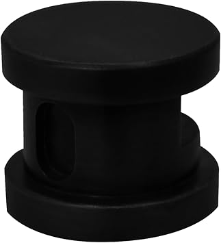 Universal 2 in. Steamhead with Aromatherapy Reservoir in Matte Black Compatible with All SteamSpa Generators