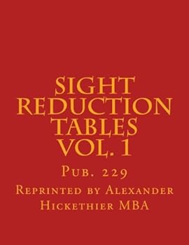 Paperback Sight Reduction Tables Vol. 1: Pub. 229 Book