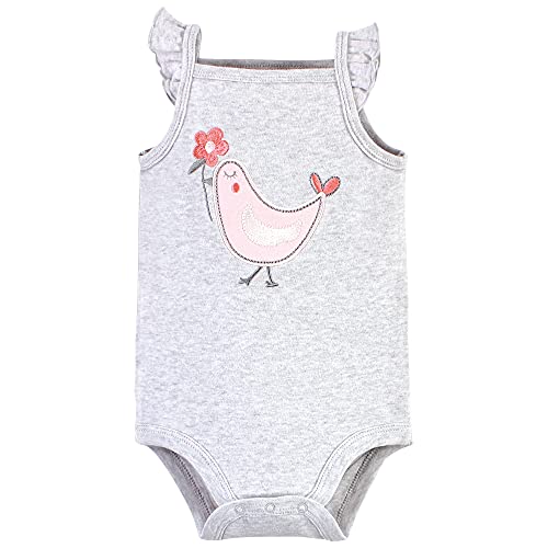 Image of Hudson Baby Unisex Baby Cotton Sleeveless Bodysuits