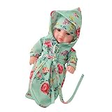 Baby Toys, 10 Inch Reborn Baby Dolls for 2-5 Year Old, Realistic Girl Doll for Kids, Soft Vinyl Body