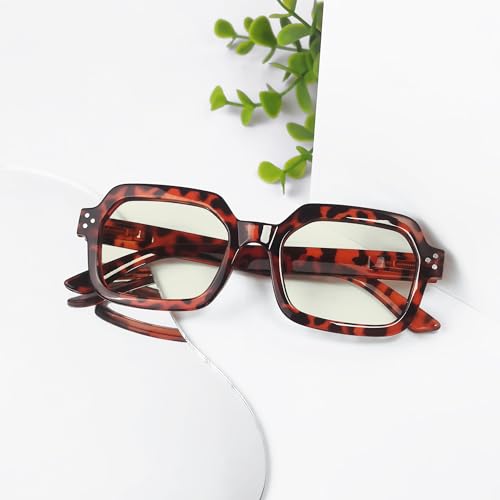 Image of Eyekepper 4-pack Reading Glasses Blue Light Blocking Square Computer Readers Women