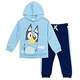 Bluey Little Boys Fleece Hoodie and Pants Outfit Set 7-8