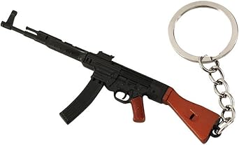 Generic 9cm Mini STG44 Assault Rfile Model Keychain Collection, Black