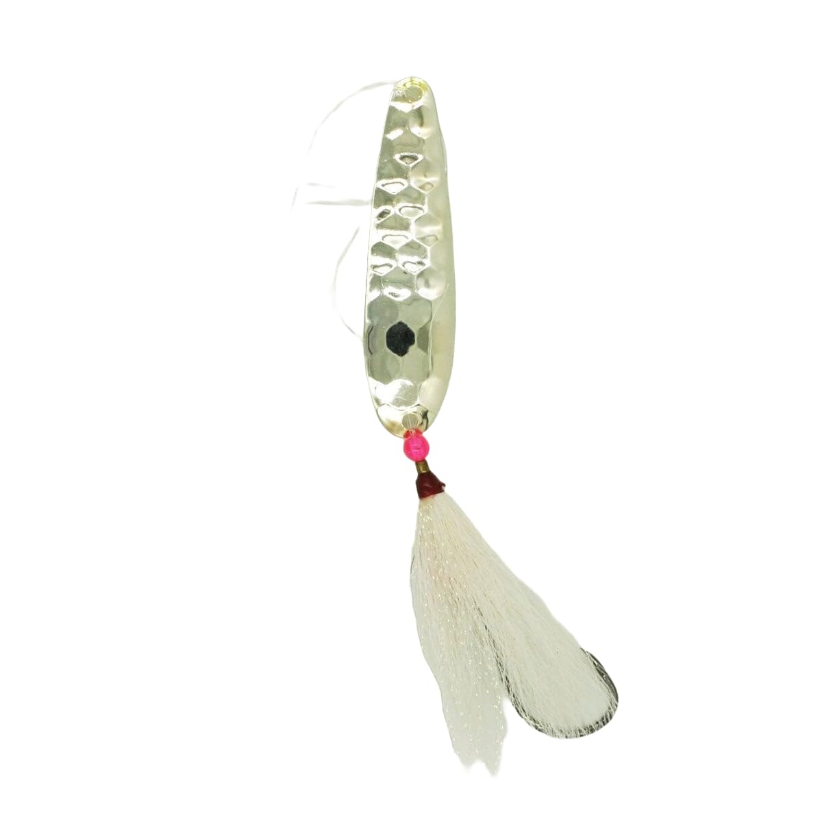 SeaSnare - Fluke Pro - Spoon Teaser Jigging Rig, 6/0 Hook, Chrome, Pink