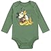 Disney Mickey Mouse Pluto Infant Baby Boys 3 Pack Cosplay Bodysuits Green/White/Burnt Orange 18 Months