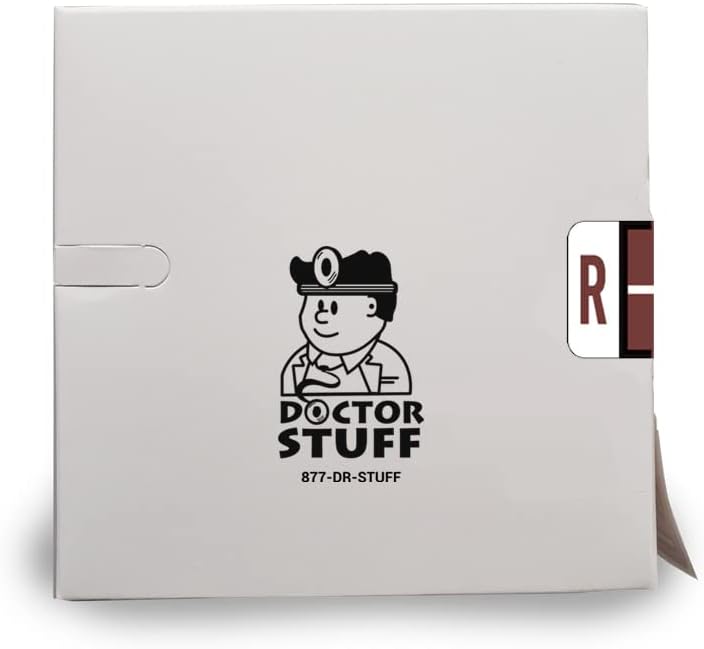 Doctor Stuff - File Folder Labels, Alphabet Letter R, TAB Products - TPAV Series Compatible Alpha Stickers, Brown, 1" x 1-1/4", 500/Roll