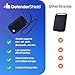 DefenderShield EMF Radiation Blocker Phone Pouch (Black) - Lightweight Radiation Blocker for Cell Phone with Crossbody Strap - EMF Shield with Extra Pocket (7.5 x 4 in)