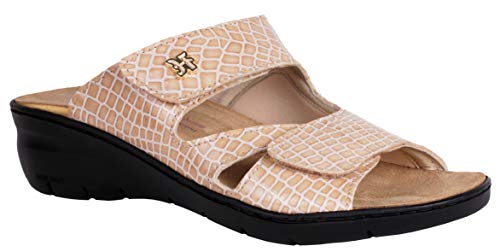 WOMEN'S AURA BEIGE SLIDE