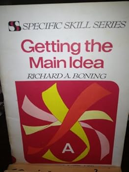 Paperback Getting the main idea (Specific skill series) Book A Book