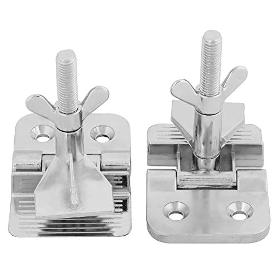 2 Morsetti A Farfalla Per Serigrafia Metallici - Argento, 85x85x60mm Per Cornici Schermo - Foto 2