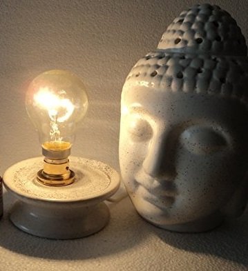 Image of Crazy Sutra Ceramic White Buddha Electric Aroma Oil Diffuser with Pack of 7 Aroma Essential Oil Air Freshener