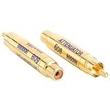 Harrison Labs 6 DB RCA Atténuateur de Niveau de Ligne Paire