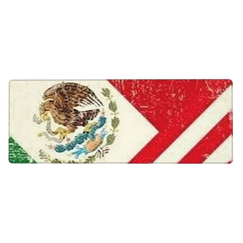 Tapis de souris drapeau mexicain américain : idée cadeau originale de bureau