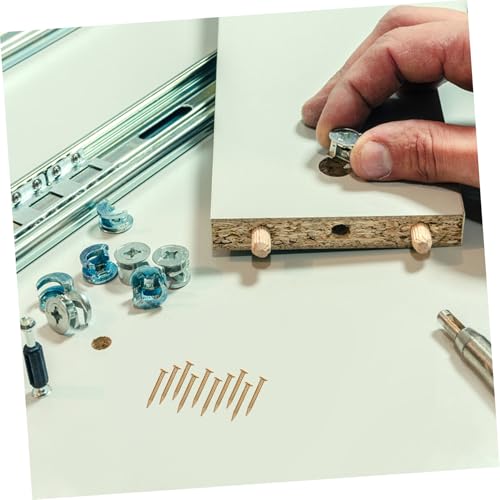 Clavos pequeños de cobre para cuadros 1.2x10mm color dorado fuerte miniatura 7