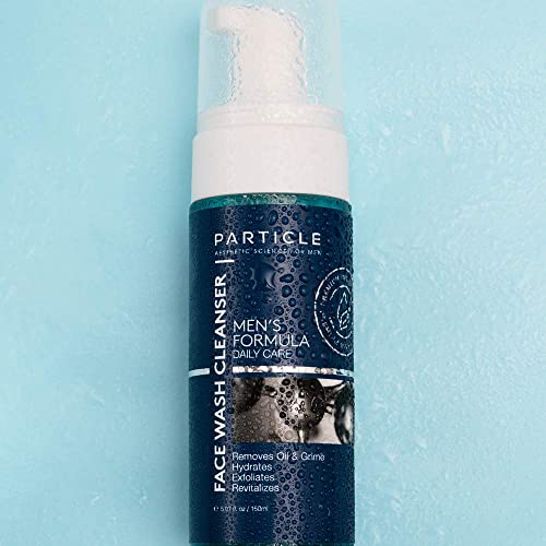Particle Mens Face Wash - Anti Aging Face Cleanser For Men (5.07 Oz) - Daily Moisturizing Face Wash For Men - Revitalizes, Hydrates & Soothes, Mens Facial Cleanser For All Skin Types & All Ages #TOP6