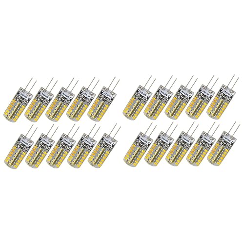 Ampoules LED DC Gadpiparty 20 pièces SMD blanc chaud à haute luminosité