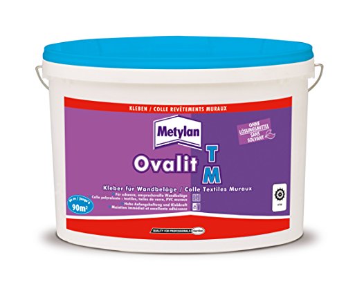 Revestimiento de pared adhesivo Metylan Ovalit T/engrudo adicional, 18 kg, OVT1