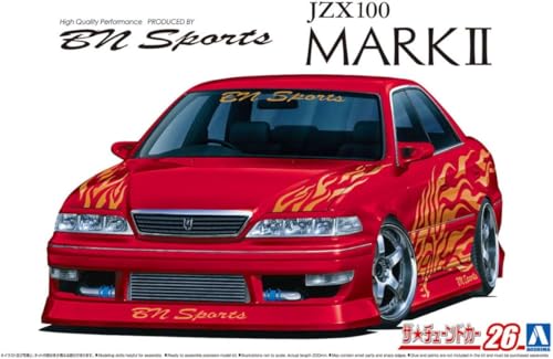 Aoshima The Tune Car No. 26 1/24 BN Sports JZX100 '98 miniatura 4