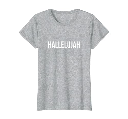 Hallelujah - T-Shirt, Women, Heather Grey, X-Small