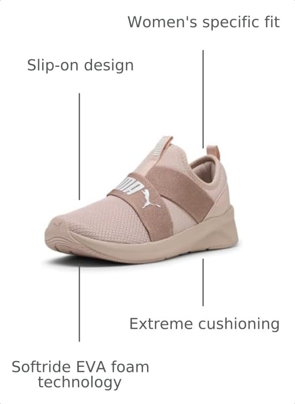 Image of Puma Womens Softride Harli Slip on Training Shoes