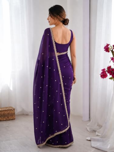 Image of Yashika Women's Rangoli Silk Blend Saree with Blouse Piece for Traditional Ethinic Wear Sari