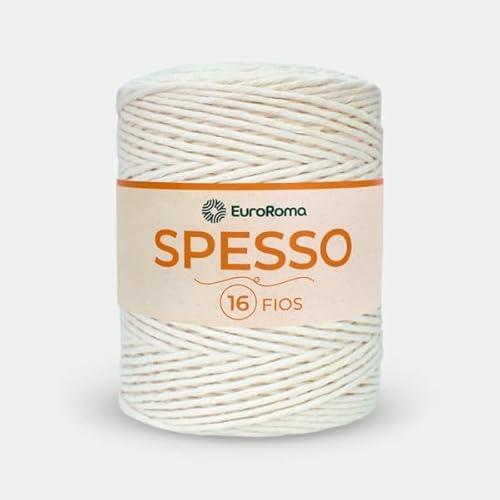 Barbante Euroroma Spesso 16 fios 1 kilo - 381 mts Cor:CRU