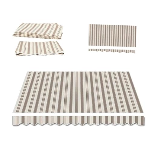 Tissu de remplacement pour auvent rétractable de terrasse 4x3.5m