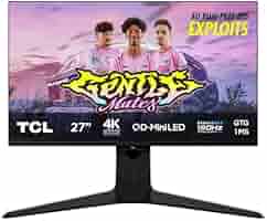 TCL 27R83U 4Kゲーミングモニター TCL Monitor 27R83U with HDR 1600 4K QLED Monitor | TCL Italy