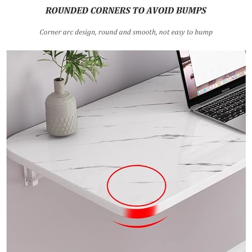 Table pliante murale pour cuisine et bar en laiton chic - 8