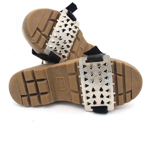 Rcniso Ice Crampons 26 Steel Spikes for Snow Walking