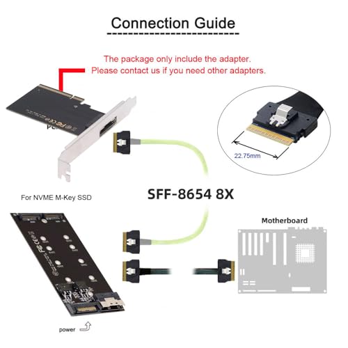 SFF-8654 a PCIE Express 3.0 Raid Xiwai para edición de vídeo en estaciones compactas 5
