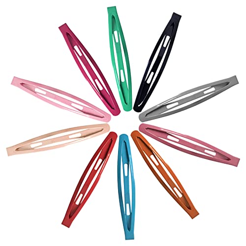 10 Stück Haarspangen Mädchen, 6cm Haarclips Bunt Barrettes Set,Hair Clips Metall, SüßeH Haar Spangen, Haarklammer Clips Perfekte Geschenke für Kinder und Mädchen Frauen - Mehrfarbig Cover