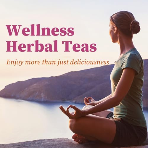 Fullchea - Red Clover Tea Bags, 50 Teabags - Pure Red Clover Herb - Non-GMO - Caffeine-Free - Rich in Antioxidants & Supports Wellness