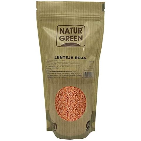 NaturGreen Lenteja Roja Bio sin lácteos, gluten ni azúcares añadidos Cover