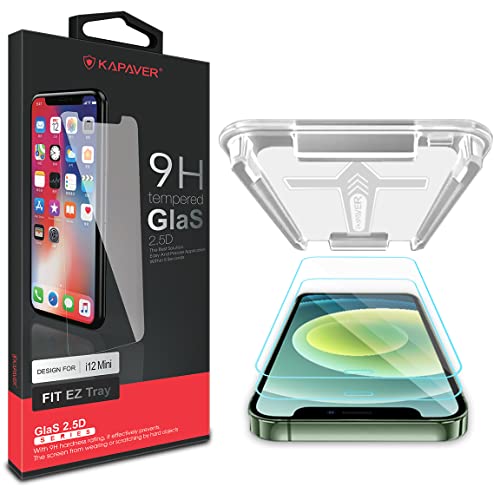 Image of KAPAVER GT EasyDo Tempered Glass Screen Guard Protector & EasyDo Film Protector (KP-2.5DTG-i12MINI)