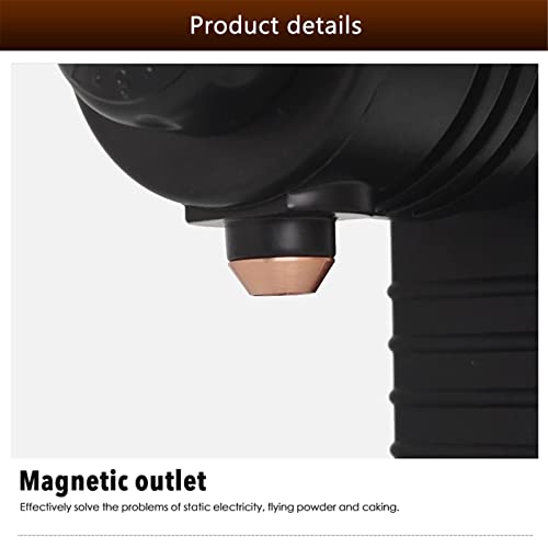 Feixunfan Kaffeemühle Elektrische Kaffeemühle Hai Zahn 78mm Ghost-Zahn-Kaffee Miller für Kaffee Bohne (Farbe : Black… – Bild 7