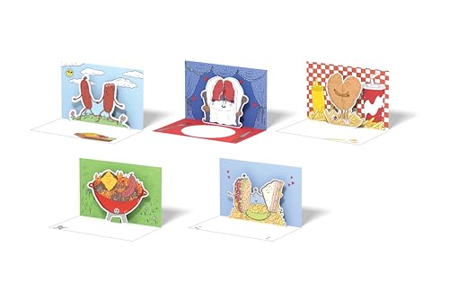 Chronicle Books Meat Cute: 10 Pop-Up Notecards and Envelopes, 1.35 x 4.65 x 6.95 inches - Image 2