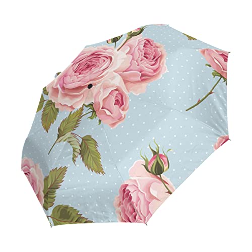 Parapluie pliant automatique coupe-vent et anti-UV pour la plage