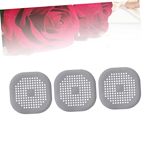 Lurrose 3pcs Capturador de Cabello de Silicona para Drenaje miniatura 3