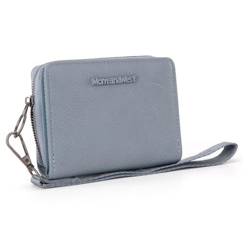 Image of Montana West Small Wallet for Women Female Ladies with a Detachable Wristlet Women's Wallet with Rfid Blocking Lining Minimalist Lightweight & Easy to Carry