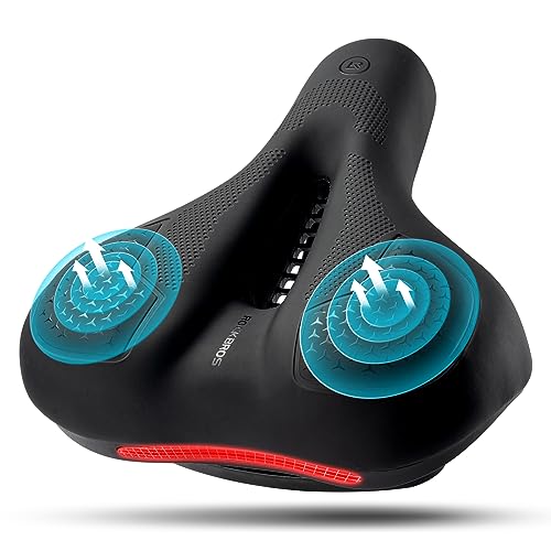 Selle vélo confortable homme femme étanche pour VTT et vélo de route