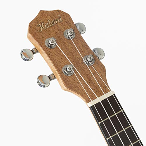 UKULELE CONCERTO 24 KAYKE SERIES KAL 300 CS FRISO E ROSETA EM ABS C/BAG KALANI NATURAL SAPELE