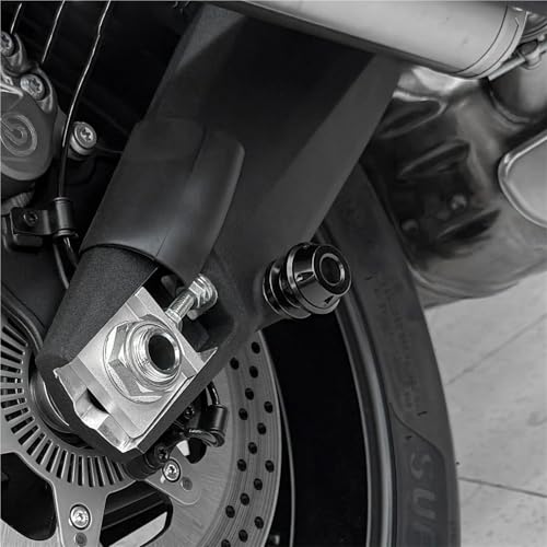 Carretes basculante Ninja650 anodizados con protector tornillo CNC 6