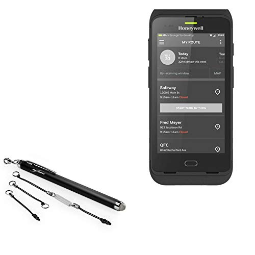 BoxWave Stylus Pen Compatible with Honeywell Dolphin CT40 - EverTouch Capacitive Stylus, Fiber Tip Capacitive Stylus Pen for Honeywell Dolphin CT40 - Jet Black