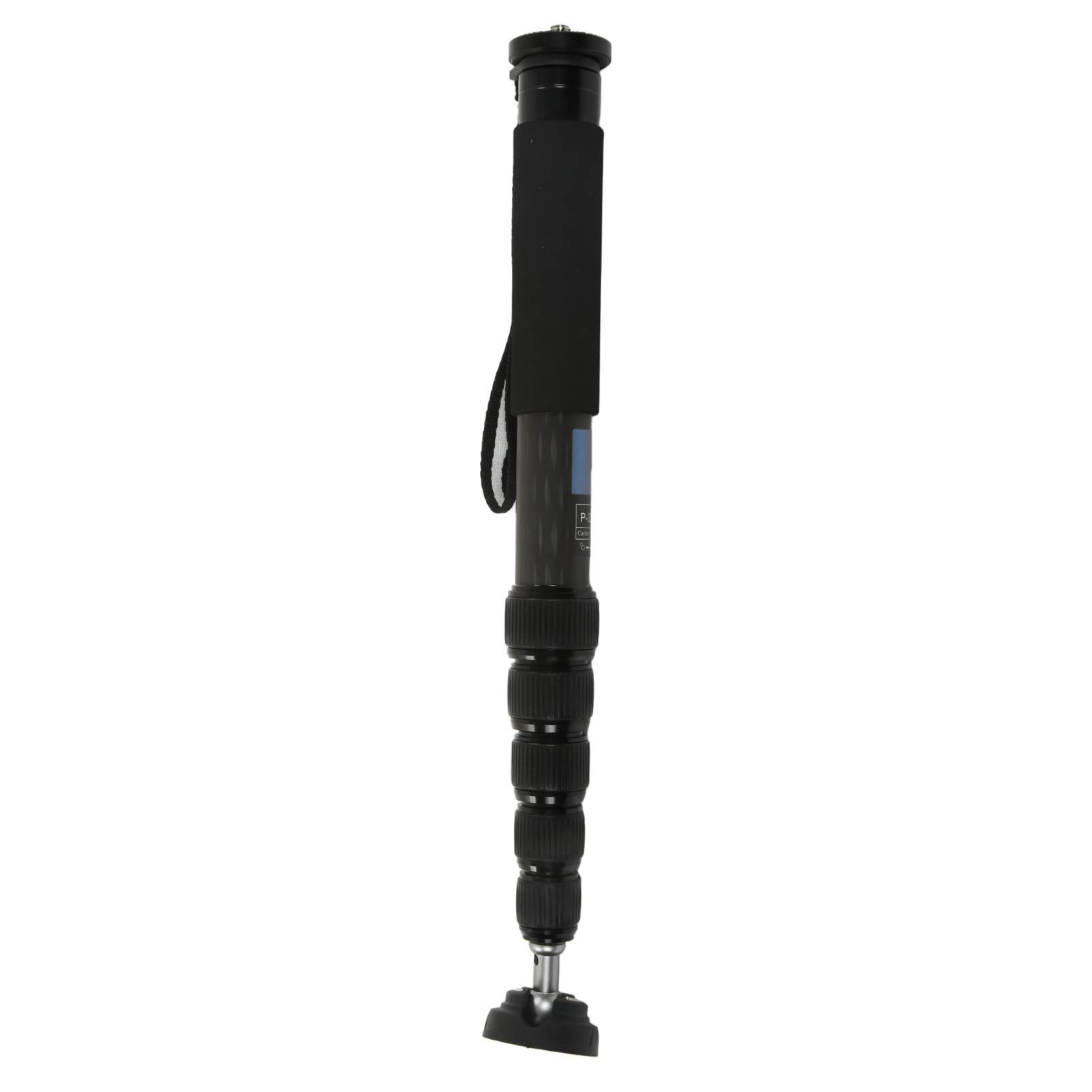 Monopié de Cámara, monopié de Fibra de Carbono de 6 Secciones de 65,4 Pulgadas con Bolsa de Transporte y Llave Hexagonal, monopié de Video Telescópico Portátil, Tamaño Plegable