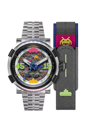Montre automatique homme Nubeo Orion NB-6110 bracelet acier inoxydable massif 50mm
