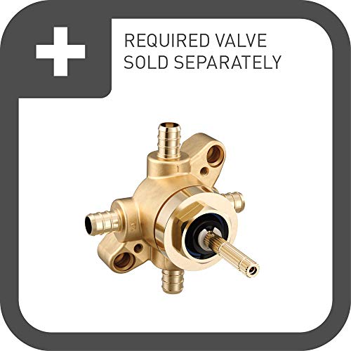 Moen UTS23005BN Arris 1-Handle M-CORE Transfer Valve Trim Kit, Valve Required, Brushed Nickel miniatura 2