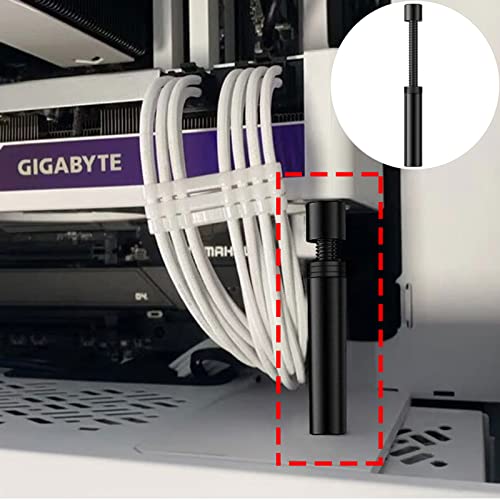 Supporto Scheda Grafica GPU, Supporto Scheda Video, Supporto in Alluminio per Scheda Video Nero Supporto GPU Altezza Regolabile, Plus (75-125 mm) - Scheda video - Immagine 3