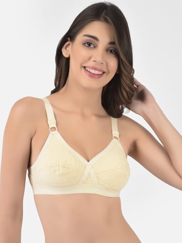 Image of Softline Women's 100% Cotton Wire-Free Non-Padded B-Cup Bra Combo | Full Coverage, Breathable & Skin-Friendly for All-Day Comfort | Supportive Fit for Daily & Casual Wear | Pack of 2