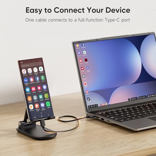 Image of Portable Monitor with Keyboard, 14.1Inch Lapdock Monitor Built-in 5000mAh Battery, 1080P HDR IPS Portable Display for Laptop, Steam Deck, Nintendo Switch, Windows, Mac